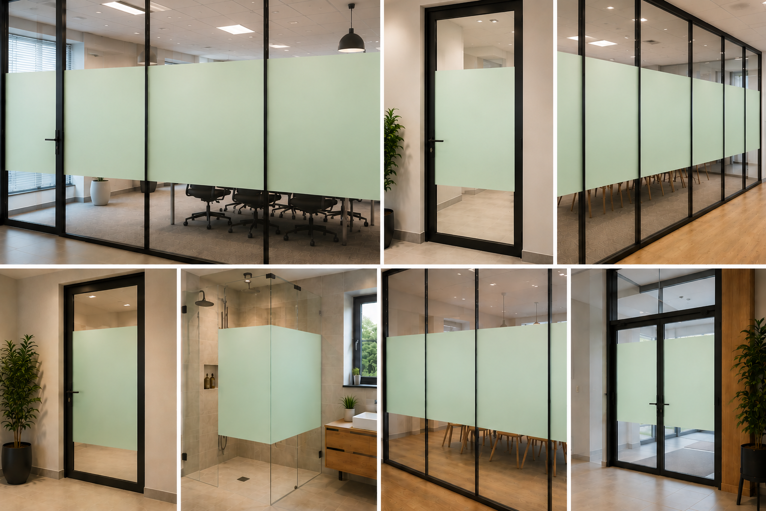 Zelená pískovaná frost matná fólie - MAT GREEN PET SolarScreen-7